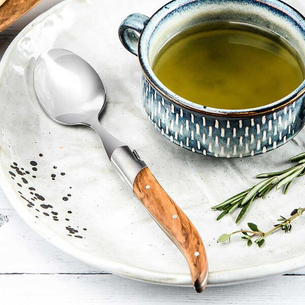 LAGUIOLE Luxury Line Set žlic - Olive (6 kom)