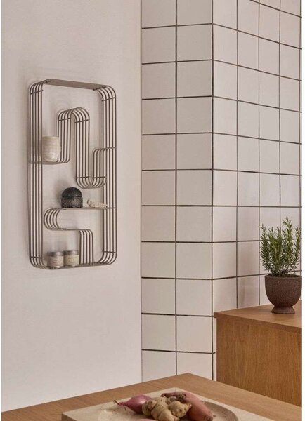 AYTMAYTM - Curva Display Shelf Rectangular Taupe AYTM