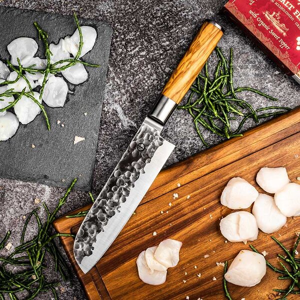 FORGED Olive Santoku nož 18 cm