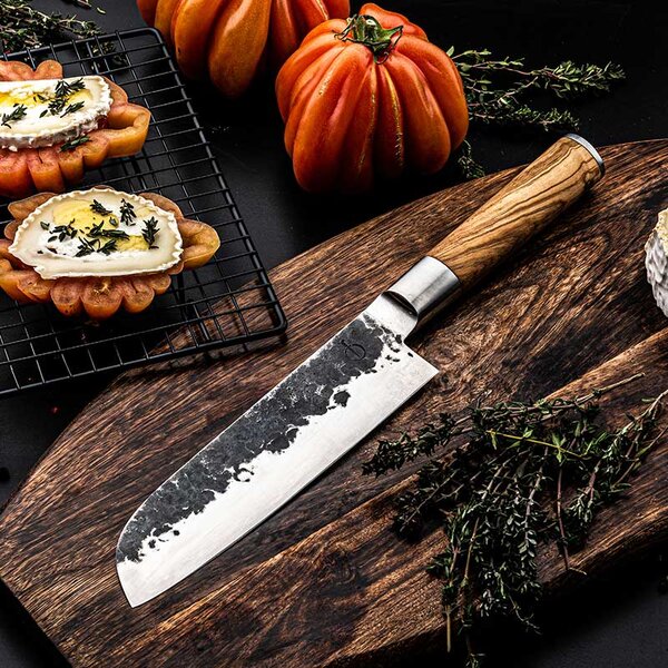 FORGED Olive Santoku nož 18 cm
