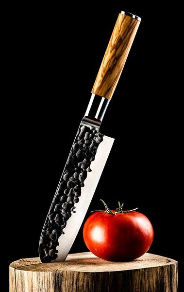 FORGED Olive Santoku nož 18 cm