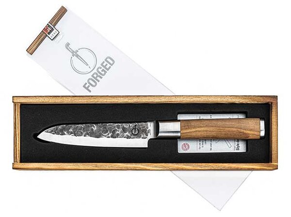 FORGED Olive Santoku nož 14 cm