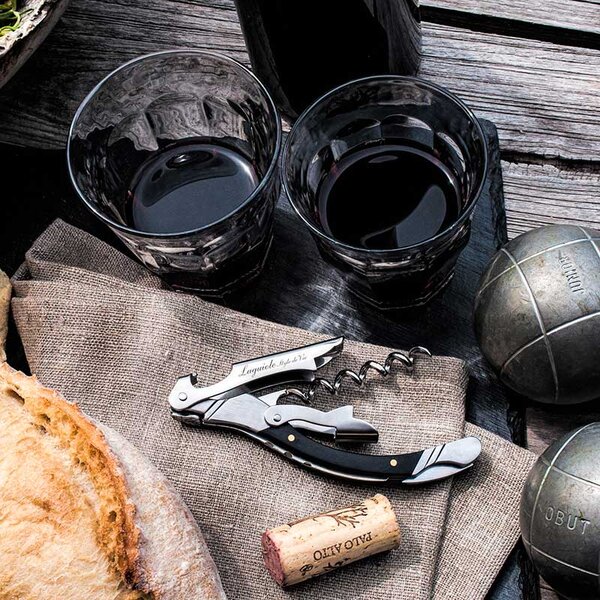 Laguiole LUXURY LINE Odpirač - Black Ebony