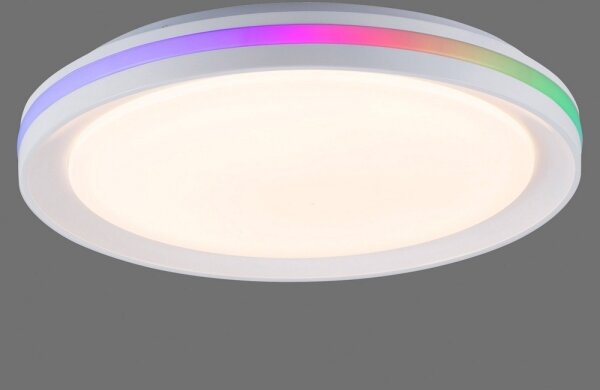 Leuchten Direkt 15544-16 - LED RGB Zatemnitvena stropna svetilka RIBBON 15W/230V + Daljinski upravljalnik