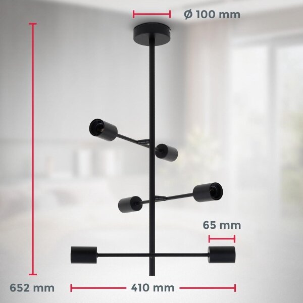 B.K. Licht 1344 - Lestenec na drogu 6xE27/60W/230V