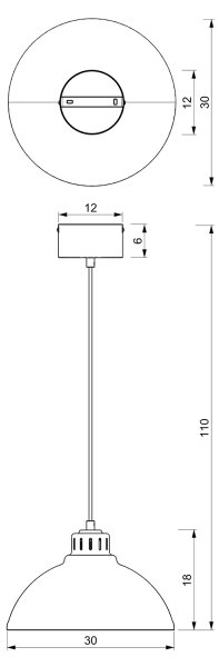 Lestenec na vrvici SVEN 1xE27/15W/230V bež