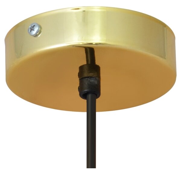 LED Lestenec na vrvici BARS 1xGU10/4,8W/230V gold