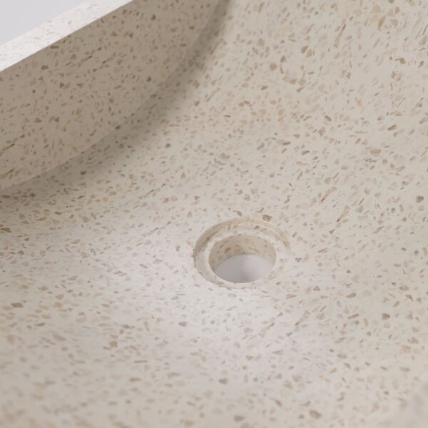 Terrazzo umivalnik Kave Home Sunday, 45 x 40 cm