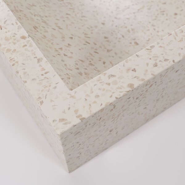 Terrazzo umivalnik Kave Home Sunday, 45 x 40 cm