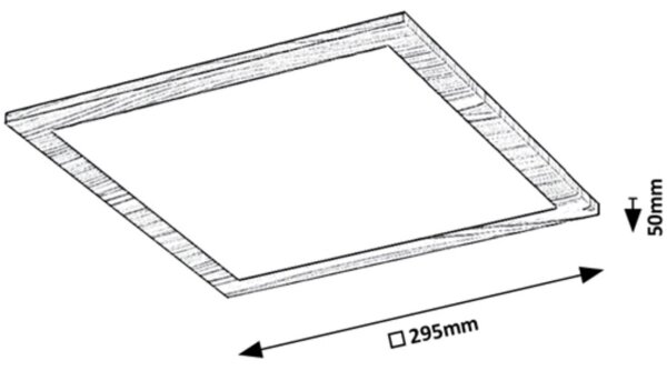 Rabalux 6907 - LED Vgradni panel ALMOND LED/12W/230V 4000K