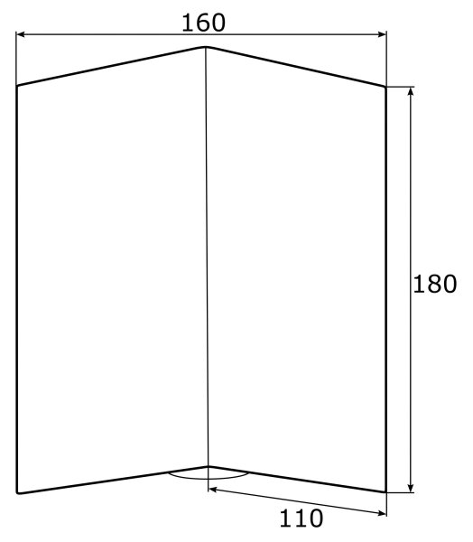 Argon 0914 - Stenska svetilka SKIATOS 2xGU10/5W/230V črna