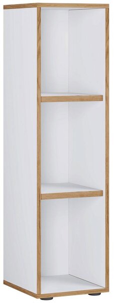 P & B Pisarniški Regal Salia B30, Bela, Barva Hrasta