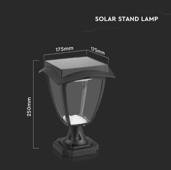 LED Solarna svetilka LED/2W/3,7V 3000/6000K IP65