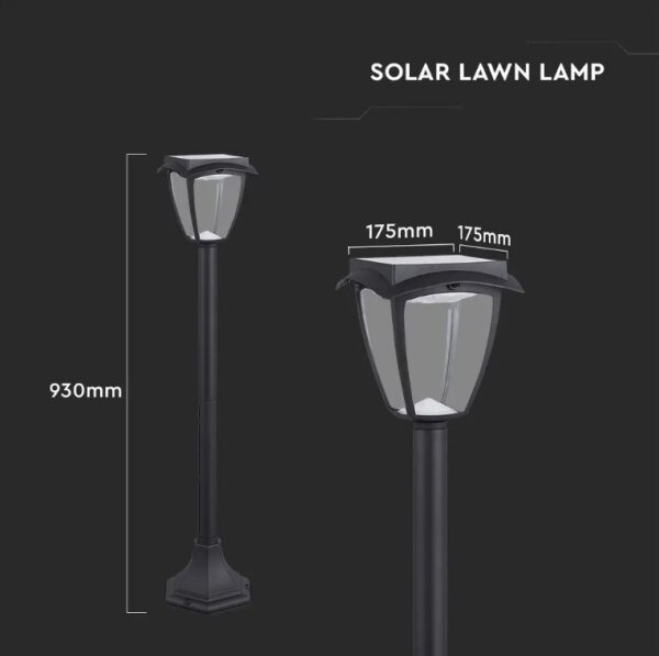 LED Solarna svetilka LED/2W/230V 93 cm 3000/6000K IP65