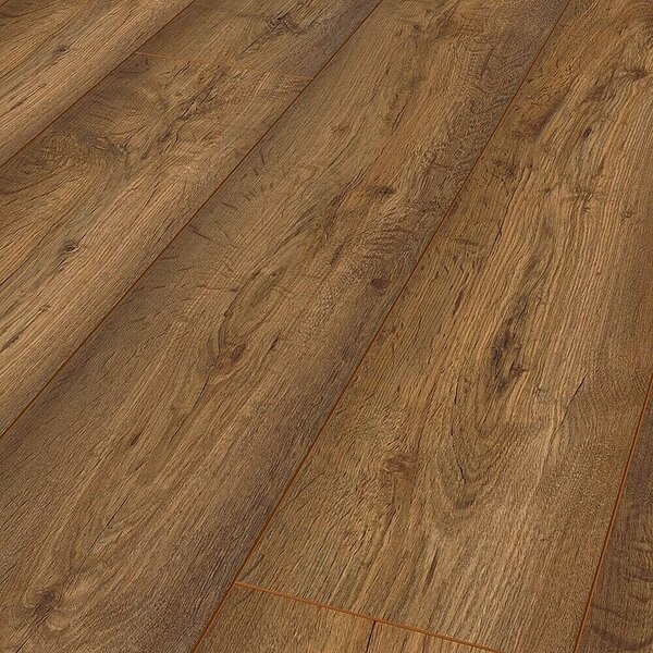 LOGOCLIC Vinto Laminat hrast Bergamo (Rustikalen videz, 1.288 x 195 x 8 mm) productname.garantie.plussign BAUHAUS garancija 20 let