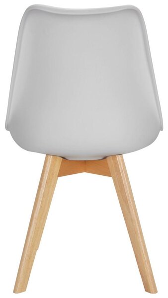 MID.YOU Set Stolov Scandi, Bela, Bukev, 4-Delni