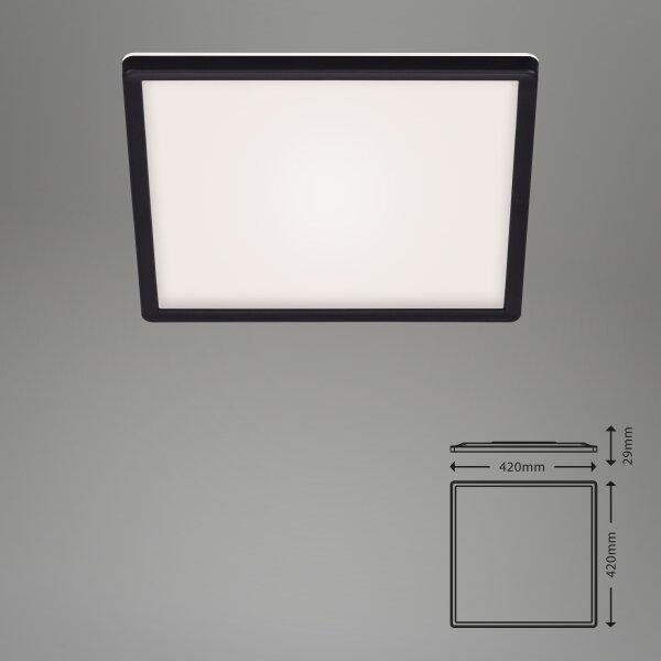 Briloner 7158-415 - LED stropna svetilka SLIM LED/22W/230V 42x42 cm