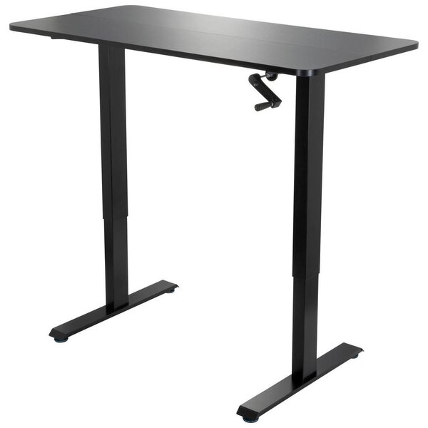 MID.YOU Dvižna Miza Stand Cr, Črna