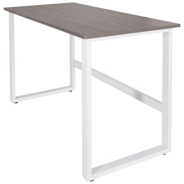 MID.YOU Pisalna Miza Workspace Light I, Siva, Bela
