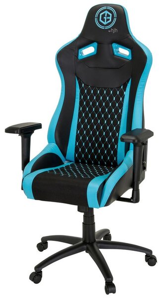 MID.YOU Gaming Stol Gamebreaker Sx 04, Črna, Turkizna