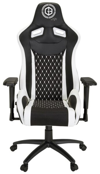 MID.YOU Gaming Stol Gamebreaker Sx 04, Črna, Bela