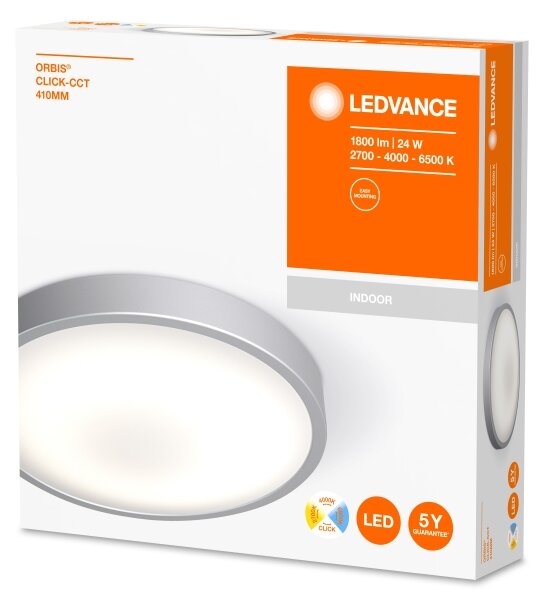 Ledvance - LED Stropna svetilka ORBIS LED/24W/230V 2700/4000/6500K srebrna