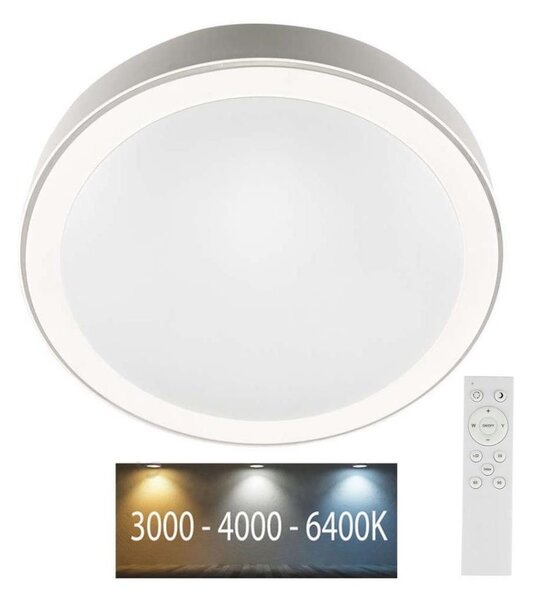 LED Zatemnitvena stropna svetilka LED/40W/230V 3000K/4000K/6500K + Daljinski upravljalnik