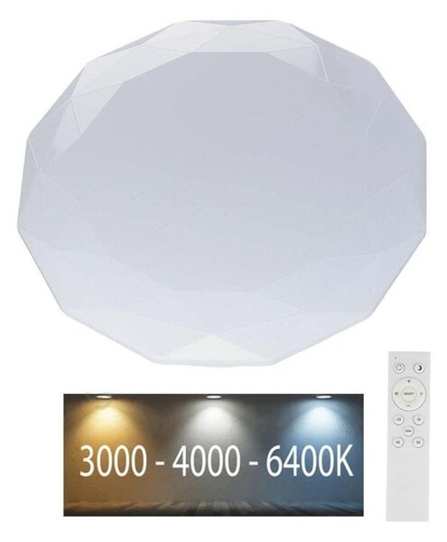 LED Zatemnitvena stropna svetilka LED/40W/230V 3000K/4000K/6500K + Daljinski upravljalnik