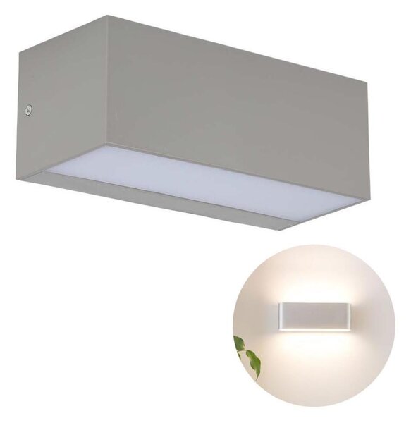 LED Zunanja stenska svetilka LED/12W/230V 3000K IP65