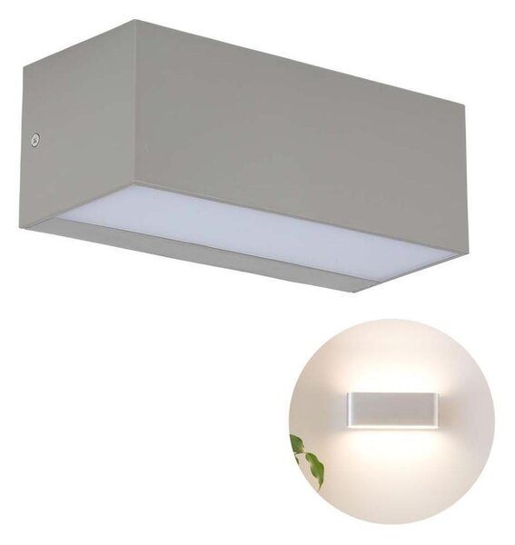 LED Zunanja stenska svetilka LED/12W/230V 6400K IP65