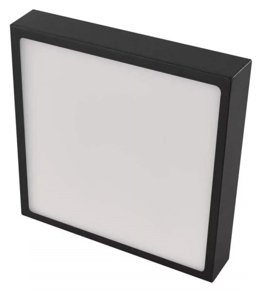 LED Stropna svetilka LED/21W/230V 3000/3500/4000K 22,5x22,5 cm črna