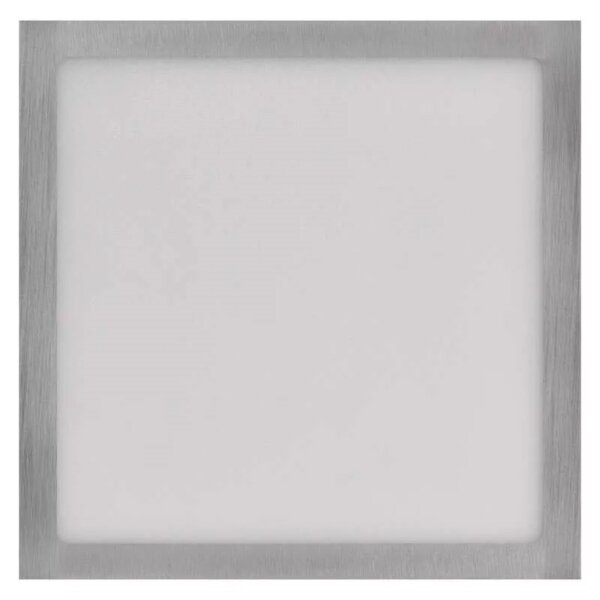 LED Stropna svetilka LED/12,5W/230V 3000/3500/4000K 17x17 cm krom