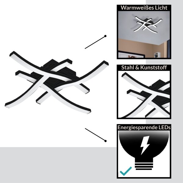 Eglo 75524 - LED Lestenec CABEZAS LED/16W/230V