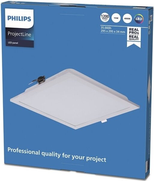 Philips - LED Vgradna svetilka PROJECTLINE LED/15W/230V 29,5x29,5 cm