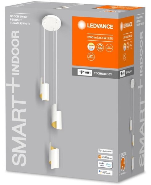 Ledvance - LED Zatemnitveni lestenec na vrvici SMART+ DECOR 3xLED/8W/230V bela Wi-Fi