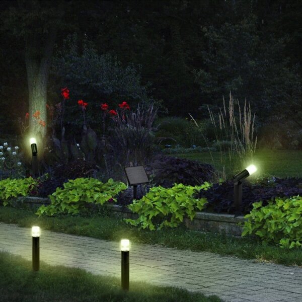 Ledvance - SET 2x LED RGBW Zatemnitvena solarna svetilka TABLE LED/1W/3,7V IP44