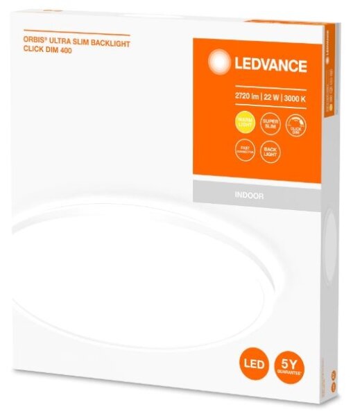 Ledvance - LED Zatemnitvena stropna svetilka ORBIS LED/22W/230V bela