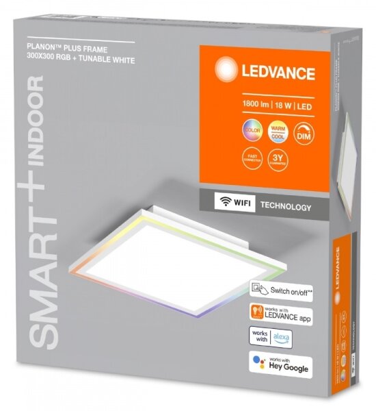 Ledvance- LED RGBW Zatemnitvena stropna svetilka SMART+ PLANON LED/18W/230V Wi-Fi