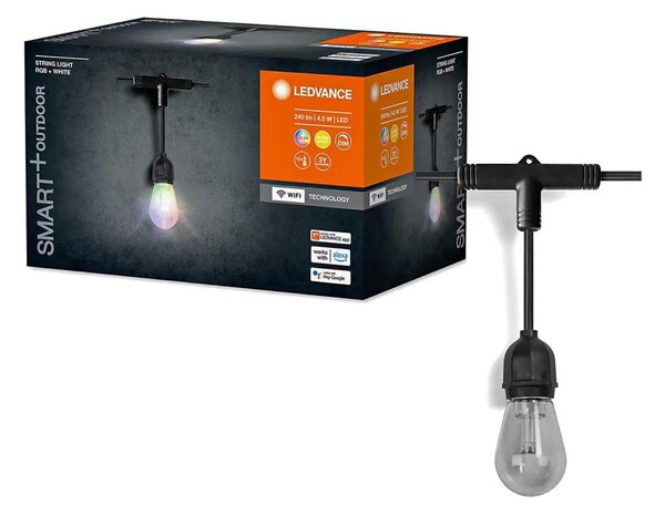 Ledvance - LED RGBW Zatemnitvena zunanja veriga STRING 12xLED/0,37W/230V IP44 Wi-Fi