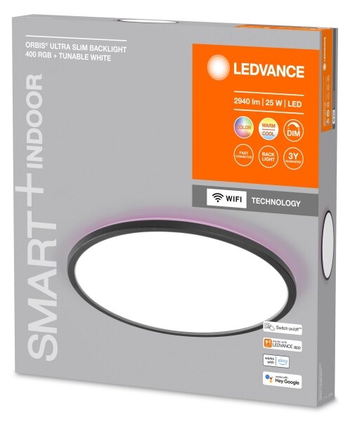 Ledvance - LED RGBW Zatemnitvena stropna svetilka SMART+ ORBIS LED/25W/230V Wi-Fi