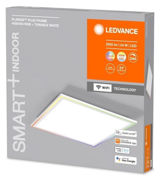 Ledvance- LED RGBW Zatemnitvena stropna svetilka SMART+ PLANON LED/24W/230V Wi-Fi