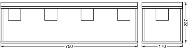 Ledvance - Nadgradni lestenec DECOR 4xE27/15W/230V