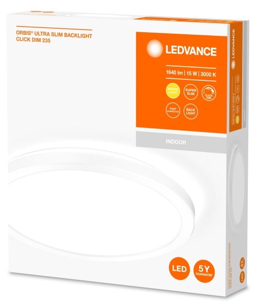 Ledvance - LED Zatemnitvena stropna svetilka ORBIS LED/15W/230V bela