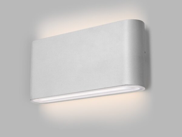 LED2 - LED Zunanja stenska svetilka FLAT 2xLED/5W/230V IP65