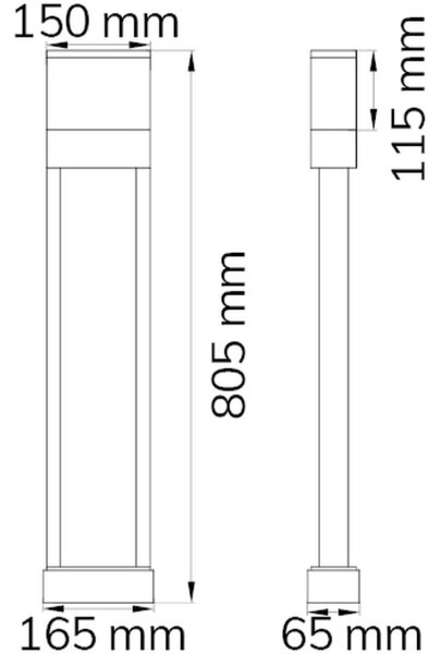 Wofi 12226 - LED Hišna številka DIEGO LED/10,5W/230V 3000K IP54