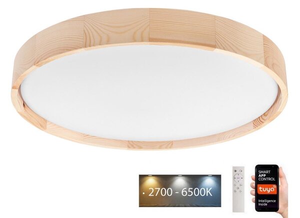 Brilagi - LED Stropna svetilka MANAROLA SMART LED/36W/230V + Daljinski upravljalnik Tuya