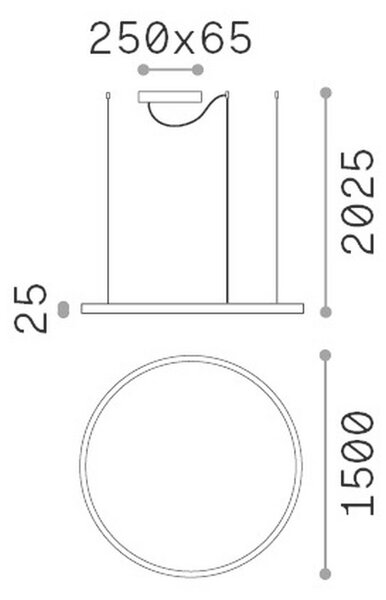 VISEČA LED-SVETILKA Oracle Slim 9650 lm 4000 K