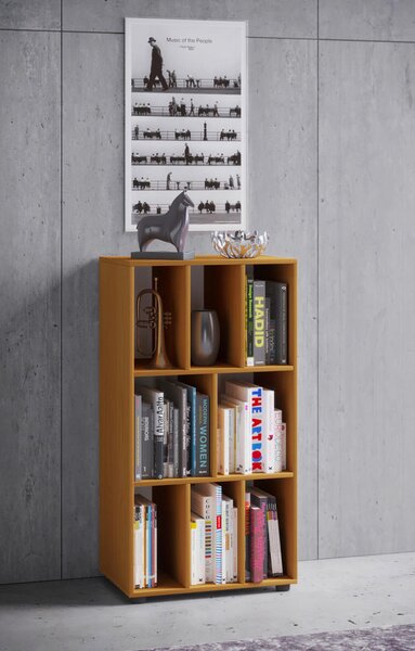 PISARNIŠKI REGAL 60/114/40 cm barve bukve