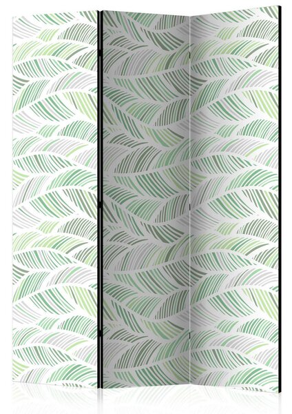 PARAVAN 135/172/3 cm zelena, bela