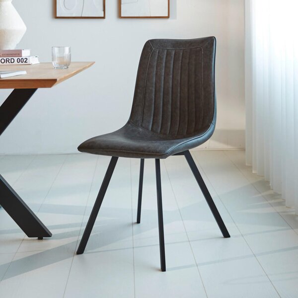 SET STOLOV, tekstil antracit